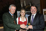 Präsident Prof. Dr. Jürgen Vocke, Landesjagdverband, Jagdkönigin Susanne Schmid, Landwirtschaftsminister Helmut Brunner  (Foto: Ingrid Grossmann)